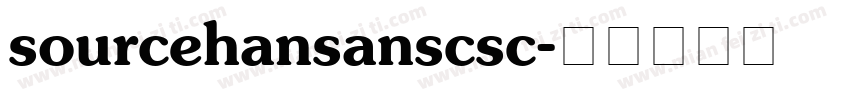 sourcehansanscsc字体转换