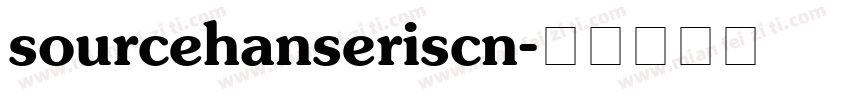 sourcehanseriscn字体转换