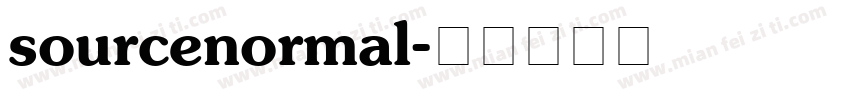 sourcenormal字体转换