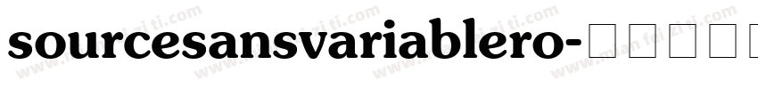 sourcesansvariablero字体转换