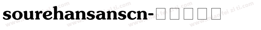 sourehansanscn字体转换