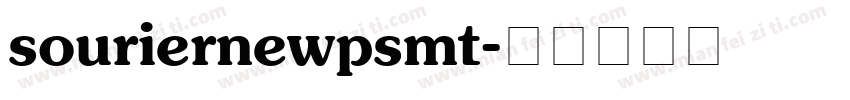 souriernewpsmt字体转换