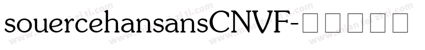souercehansansCNVF字体转换
