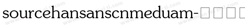 sourcehansanscnmeduam字体转换