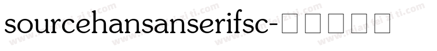 sourcehansanserifsc字体转换