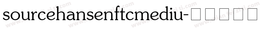 sourcehansenftcmediu字体转换
