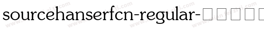 sourcehanserfcn-regular字体转换