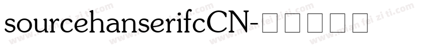 sourcehanserifcCN字体转换
