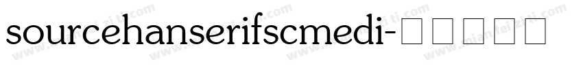 sourcehanserifscmedi字体转换
