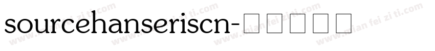 sourcehanseriscn字体转换