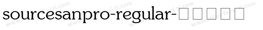 sourcesanpro-regular字体转换