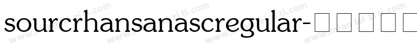 sourcrhansanascregular字体转换
