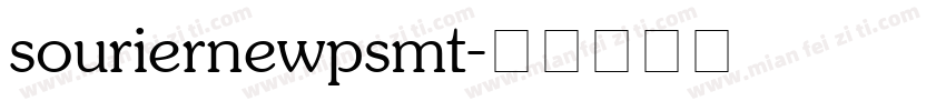 souriernewpsmt字体转换