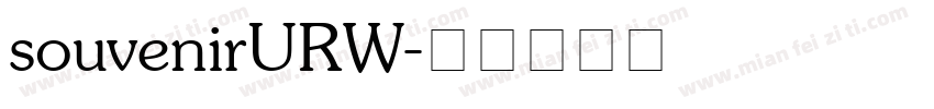 souvenirURW字体转换