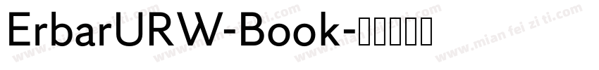 ErbarURW-Book字体转换