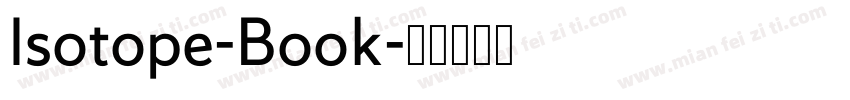 Isotope-Book字体转换