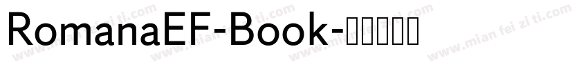 RomanaEF-Book字体转换