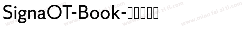 SignaOT-Book字体转换