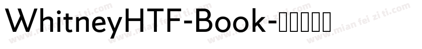 WhitneyHTF-Book字体转换
