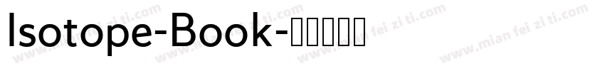 Isotope-Book字体转换