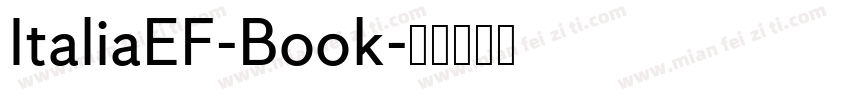 ItaliaEF-Book字体转换