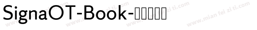 SignaOT-Book字体转换