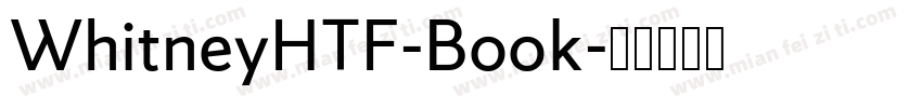 WhitneyHTF-Book字体转换