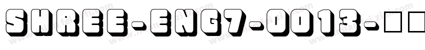 SHREE-ENG7-0013字体转换