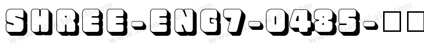 SHREE-ENG7-0485字体转换