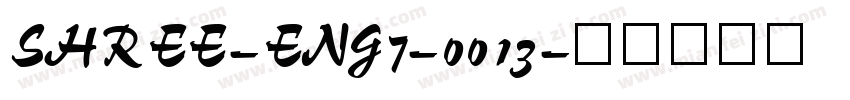 SHREE-ENG7-0013字体转换