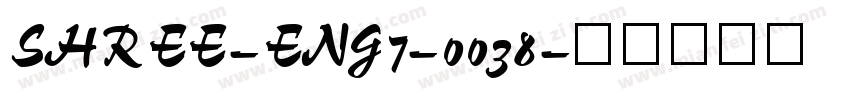 SHREE-ENG7-0038字体转换