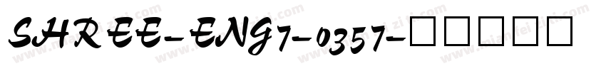 SHREE-ENG7-0357字体转换