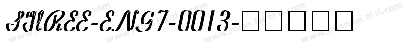 SHREE-ENG7-0013字体转换