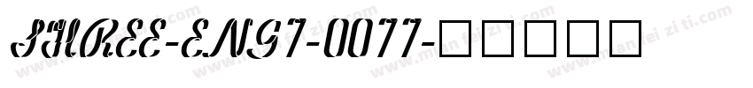 SHREE-ENG7-0077字体转换