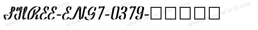 SHREE-ENG7-0379字体转换