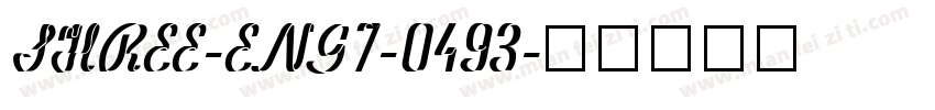 SHREE-ENG7-0493字体转换