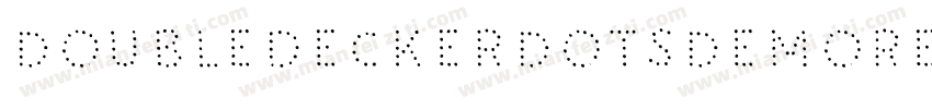 DoubledeckerDotsDemoRegular-DOWMd字体转换