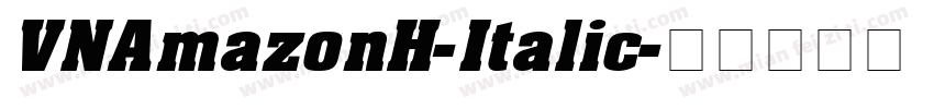 VNAmazonH-Italic字体转换