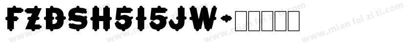FZDSH515JW字体转换