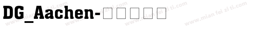 DG_Aachen字体转换