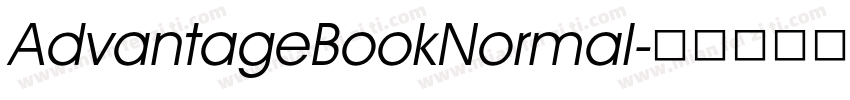 AdvantageBookNormal字体转换
