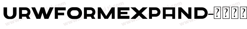 URWFormExpand字体转换