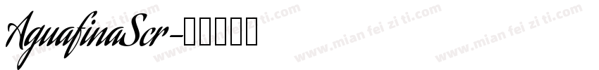 AguafinaScr字体转换