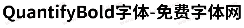 QuantifyBold字体字体转换
