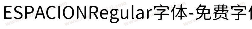 ESPACIONRegular字体字体转换