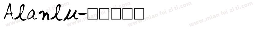 Alanlu字体转换