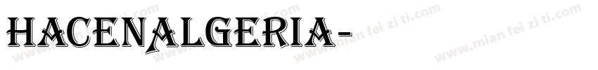 HacenAlgeria字体转换