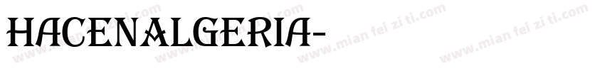 HacenAlgeria字体转换