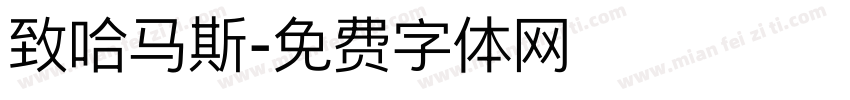 致哈马斯字体转换