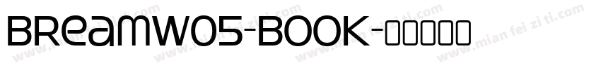 BreamW05-Book字体转换